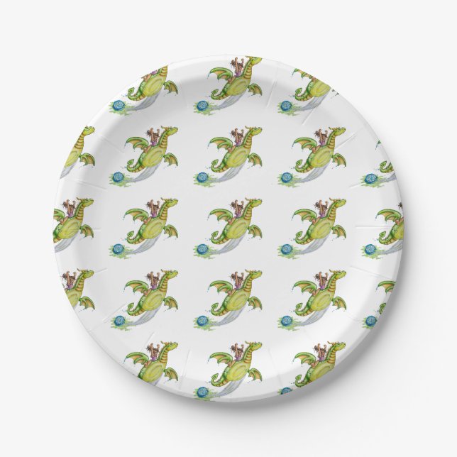 Pool Floaty Paper Plate (Front)
