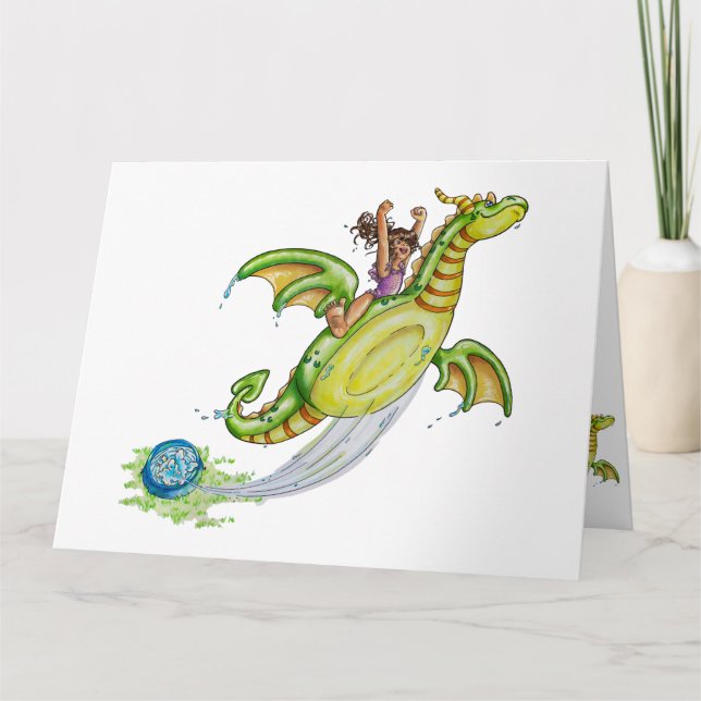 Pool Floaty Thank You Card (Front)