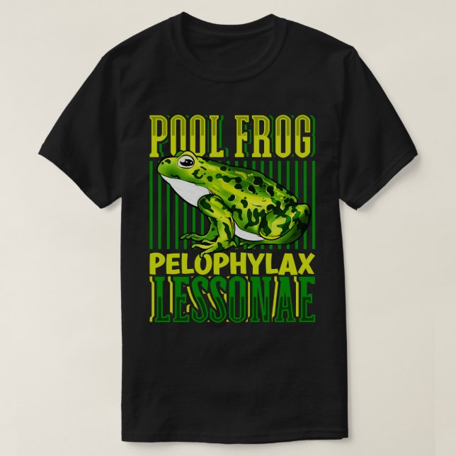 Pool Frog T-Shirt (Design Front)