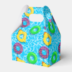 Pool Full of Floaties Favor Box