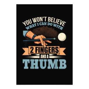 Pool Funny Billiards Photo Print