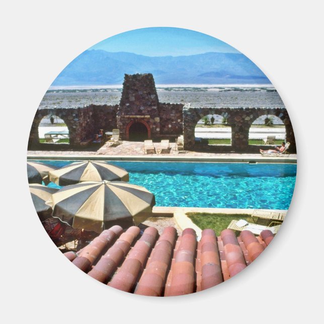 Pool, Furnace Creek Inn Magnet (Front)