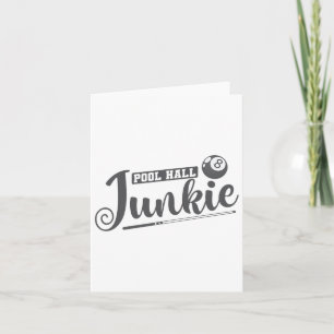 Pool Hall Enthusiastics Billiards  Card