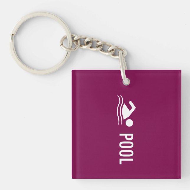 Pool Keychain (Front)