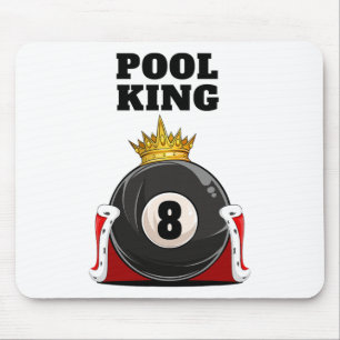 Pool King Boys Pool Billiards Mens Pool Mouse Pad