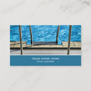 Pool Ladder, Swimming Pool Cleaner Business Card