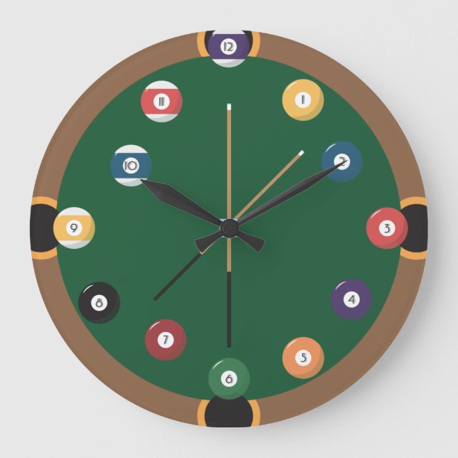 Pool Large Clock (Front)
