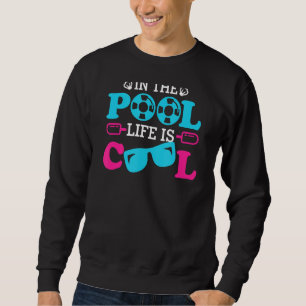 Pool Life Is Cool Pool Party Sunglasses For Kids M Sweatshirt