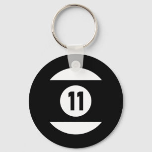 Pool Ll 11 Matching Billiards Gift Easy Halloween Keychain
