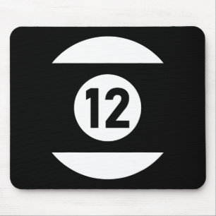 Pool Ll 12 Matching Billiards Gift Easy Halloween  Mouse Pad