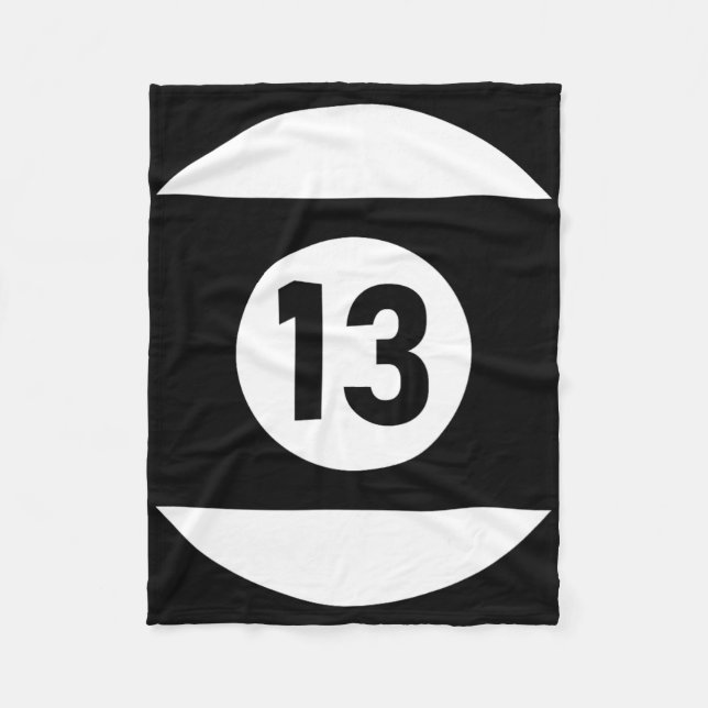 Pool Ll 13 Matching Billiards Gift Easy Halloween  Fleece Blanket (Front)