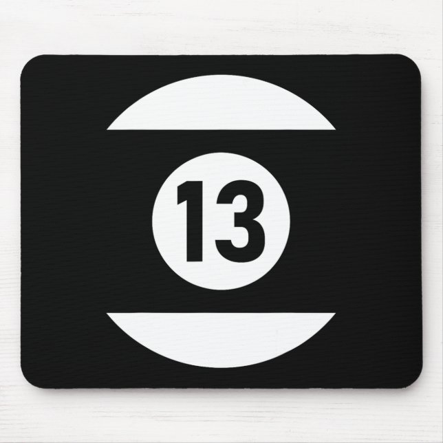 Pool Ll 13 Matching Billiards Gift Easy Halloween  Mouse Pad (Front)