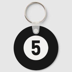 Pool Ll 5 Matching Billiards Gift Easy Halloween C Keychain