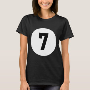 Pool Ll 7 Matching Billiards Gift Easy Halloween C T-Shirt