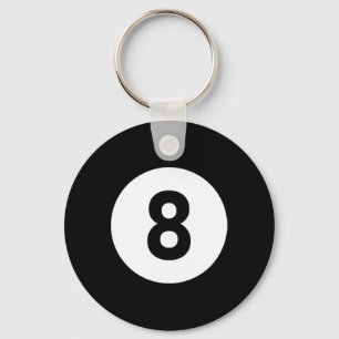 Pool Ll 8 Matching Billiards Gift Easy Halloween C Keychain