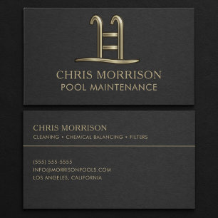 Pool Maintenance Business Card
