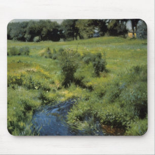 Pool Medfield by Dennis Miller Bunker, Vintage Art Mouse Pad