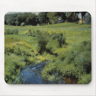 Pool Medfield by Dennis Miller Bunker, Vintage Art Mouse Pad