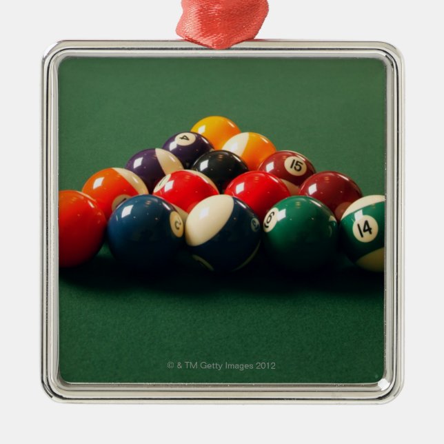 Pool Metal Ornament (Front)