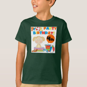 Pool Party 4th Birthday Tshirts et cadeaux