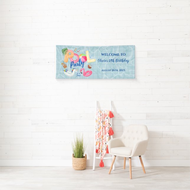 Pool Party Banner (Insitu)