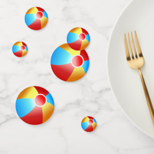 Pool Party Beach Ball Table Confetti