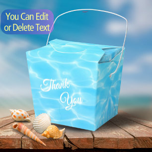 Pool Party Beach Party Summer Party Fun Cool Water Favor Box