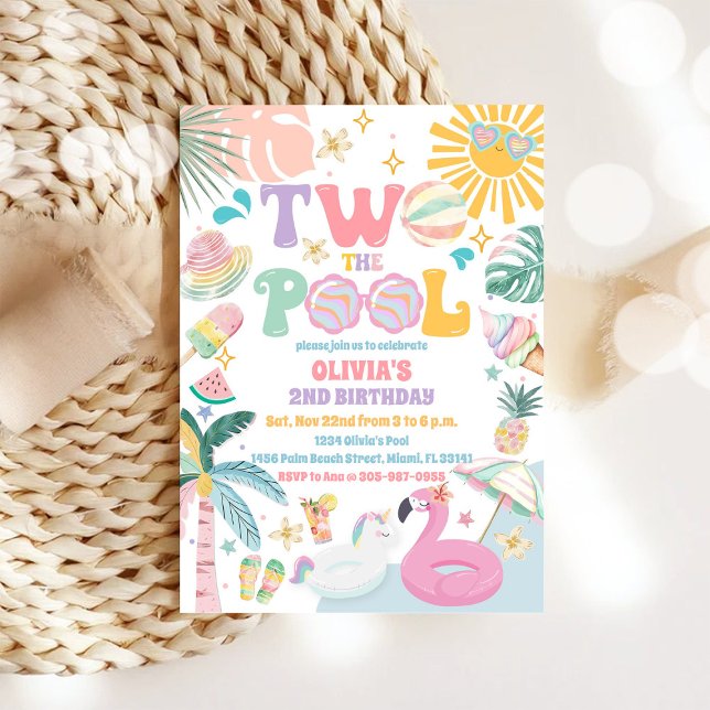 Pool Party Birthday Invitation (Creator Uploaded)