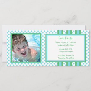 Pool Party Birthday Invitation
