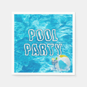 Pool Party Fun Napkins