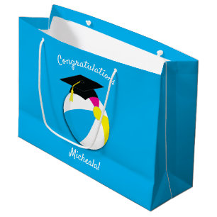 Pool Party Graduation Party Large Gift Bag