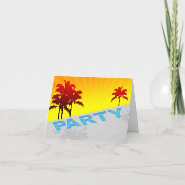 pool party invitation (Front)
