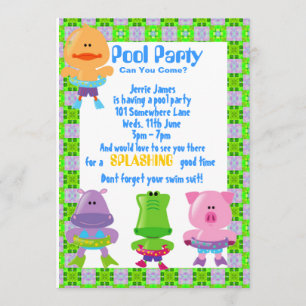 POOL PARTY INVITATION