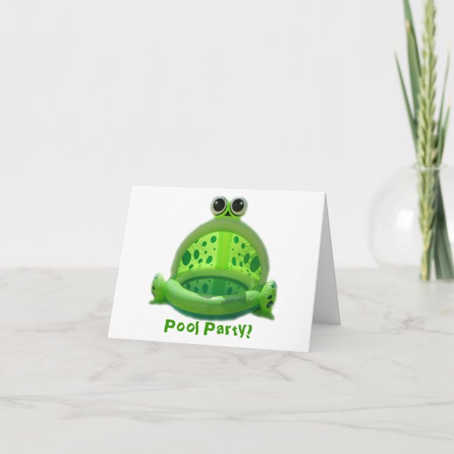 Pool Party! Invitation (Front)