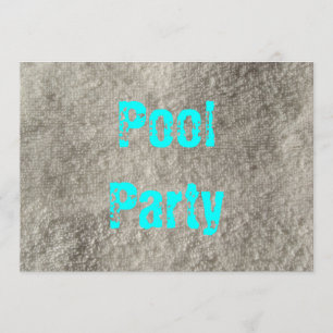 Pool Party Invitation
