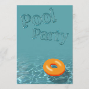 Pool Party Invitation