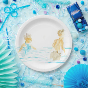 Pool Party Napkins Paper Plate
