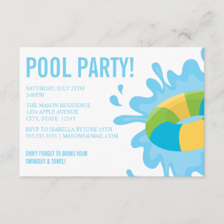 POOL PARTY | Party Invitation
