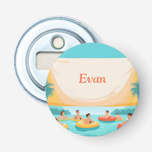Pool Party Personalized Pool Floats Bottle Opener