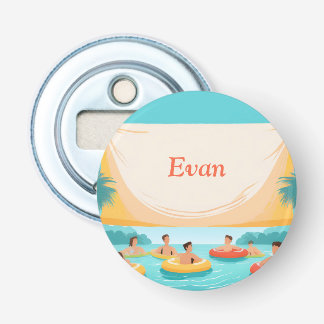 Pool Party Personalized Pool Floats Bottle Opener