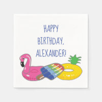 Pool Party Personalized Pool Floats