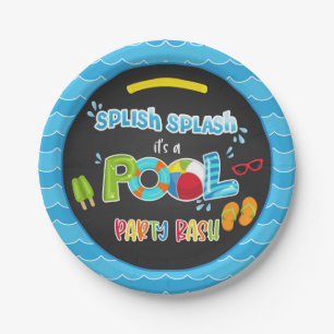 Pool Party Plate - Boy BL