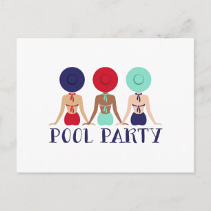 Pool Party Postcard