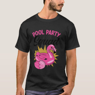 Pool Party Squad Beach Pool Party Matching Beach L T-Shirt