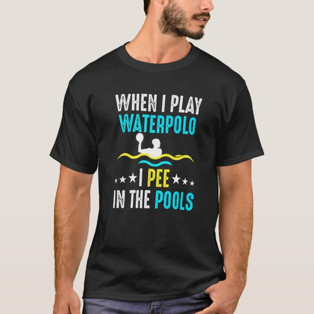 Pool Peeing   Waterpolo Player Water Polo Team Pee (Front)