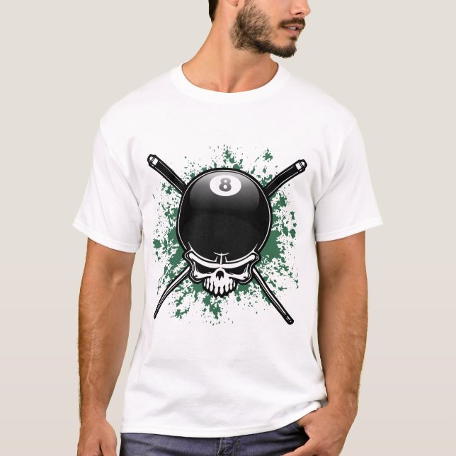 Pool Pirate 1 T-Shirt (Front)