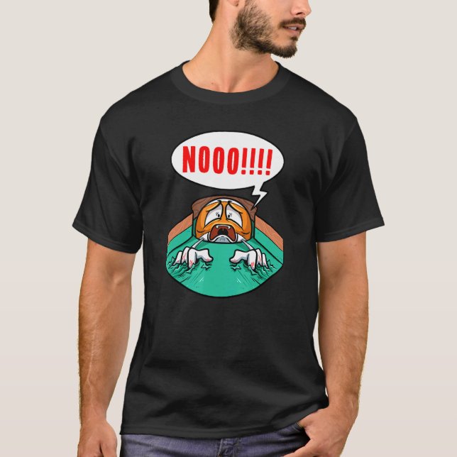 Pool Player Billiard Scratching Billiard Ball Bill T-Shirt (Front)