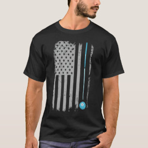 Pool Player Hoodie - Billiards 8 Ball Vintage Amer T-Shirt