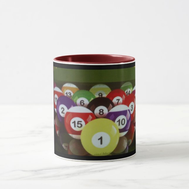 **POOL PLAYER'S** DRINK OF CHOICE MUG (Center)