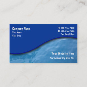 Pool Service Cards